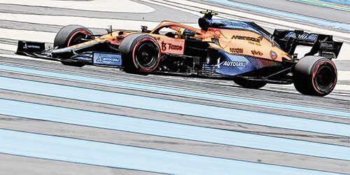 MCLAREN F1 TEAM MCL35M – LANDO NORRIS – FRENCH GP 2021 - L.E. 468 pcs. 1:43 model