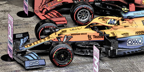 MCLAREN F1 TEAM MCL35M – LANDO NORRIS – POLE POSITION RUSSIAN GP 2021 - L.E. 576 pcs. 1:43 model