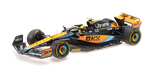 MCLAREN F1 TEAM MCL60 – LANDO NORRIS – 2ND PLACE HUNGARIAN GP 2023 1:18 model