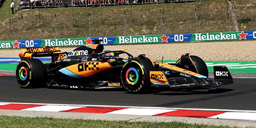 MCLAREN F1 TEAM MCL60 – OSCAR PIASTRI – HUNGARIAN GP 2023 1:18 model