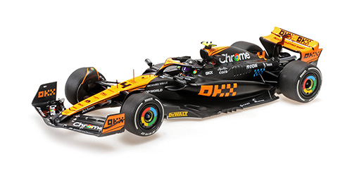 MCLAREN F1 TEAM MCL60 – LANDO NORRIS – 2ND PLACE SINGAPORE GP 2023 1:18 model