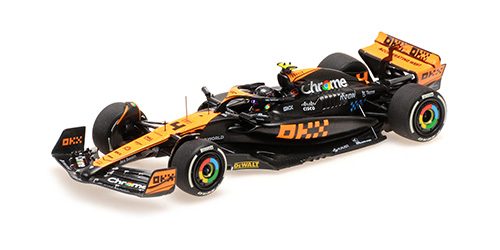 MCLAREN F1 TEAM MCL60 – LANDO NORRIS – 2ND PLACE SINGAPORE GP 2023 1:43 model