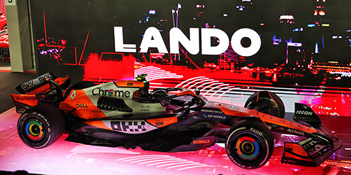 MCLAREN FORMULA 1 TEAM MCL38 – LANDO NORRIS – WINNER SINGAPORE GP 2024 1:18 model