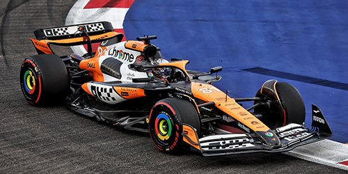 MCLAREN FORMULA 1 TEAM MCL38 – OSCAR PIASTRI – 3RD PLACE SINGAPORE GP 2024 1:18 model