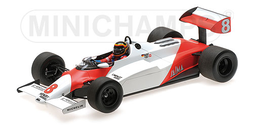 MCLAREN FORD MP4/1C – STEFAN BELLOF – TEST SILVERSTONE 10TH NOVEMBER 1983 1:18 model