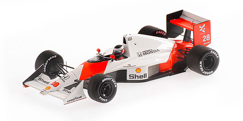 MCLAREN HONDA MP4/5B – GERHARD BERGER – 2ND PLACE BRAZILIAN GP 1990 1:43 model
