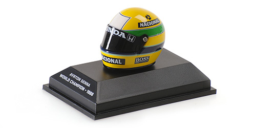 HELMET – AYRTON SENNA – WORLD CHAMPION – 1988 - L.E. 994 pcs. 1:8 model