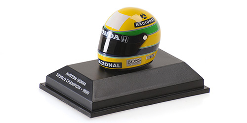 HELMET – AYRTON SENNA – WORLD CHAMPION – 1990 - L.E. 994 pcs. 1:8 model