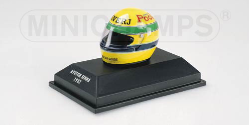 BELL HELMET A. SENNA F3 POOL 1983 1:8 model