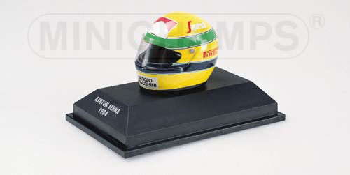 BELL HELMET AYRTON SENNA 1984 1:8 model