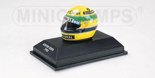 BELL HELMET AYRTON SENNA 1985 1:8 model