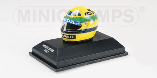 BELL HELMET – AYRTON SENNA – 1987 1:8 model