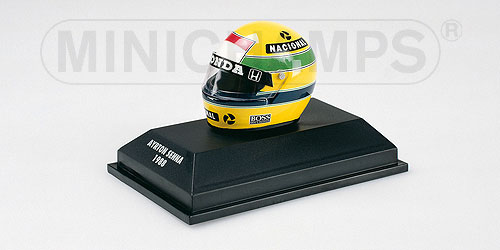 BELL HELMET AYRTON SENNA 1988 1:8 model