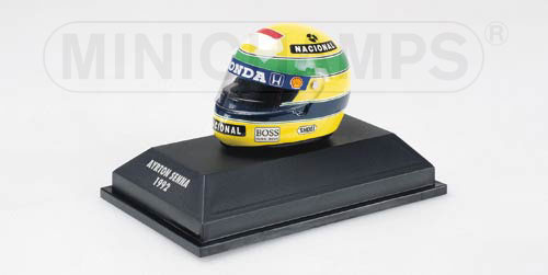 SHOEI HELMET AYRTON SENNA 1992 1:8 model