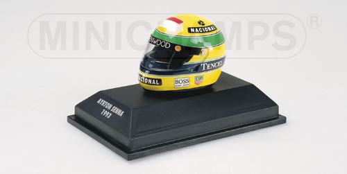SHOEI HELMET AYRTON SENNA 1993 1:8 model