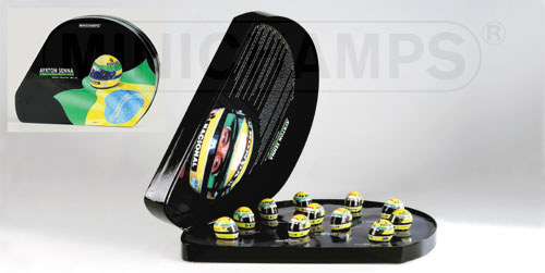 SENNA HELMET COLLECTION 11 PCS 1:8 model