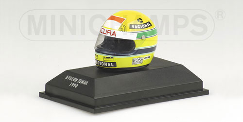 RHEOS HELMET AYRTON SENNA 1990 1:8 model