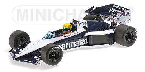 BRABHAM BMW BT52B – AYRTON SENNA – TEST CAR PAUL RICARD 1983 1:18 model