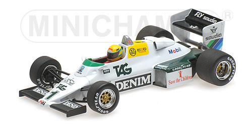 WILLIAMS FORD FW08C – AYRTON SENNA – DONINGTON PARK TEST 19TH JULY 1983 1:43 model