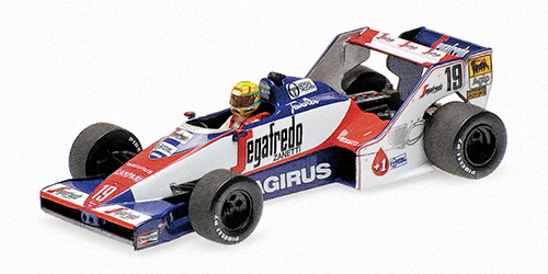 TOLEMAN HART TG183B – AYRTON SENNA – BRAZILIAN GP 1984 – DIRTY VERSION - L.E. 994 pcs. 1:43 model