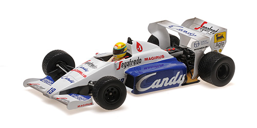 TOLEMAN HART TG184 – AYRTON SENNA – 2ND PLACE MONACO GP 1984 – DIRTY VERSION - L.E. 994 pcs. 1:18 model
