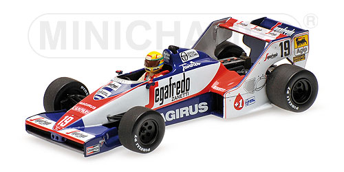 TOLEMAN HART TG183B – AYRTON SENNA – BRAZILIAN GP 1984 1:43 model