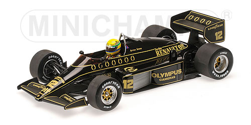 LOTUS RENAULT 97T – AYRTON SENNA – 1985 1:18 model