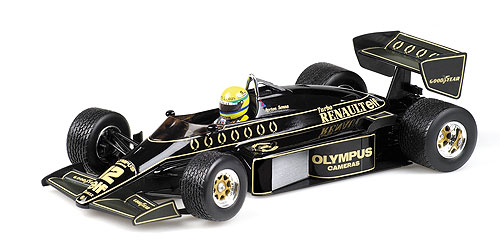 LOTUS RENAULT 97T – AYRTON SENNA – GP PORTUGAL 1985 (W/RAIN TYRES) - L.E. 1002 pcs. 1:18 model