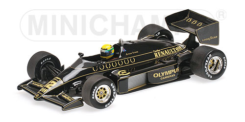 LOTUS RENAULT 97T – AYRTON SENNA – 1985 1:43 model