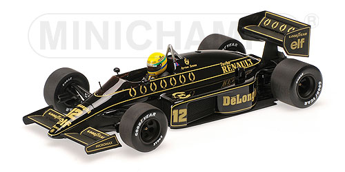 LOTUS RENAULT 98T – AYRTON SENNA – 1986 1:18 model