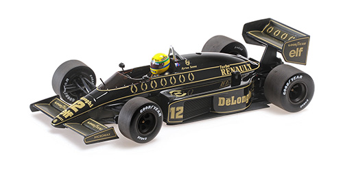 LOTUS RENAULT 98T – AYRTON SENNA – 1986 – DIRTY VERSION - L.E. 994 pcs. 1:18 model