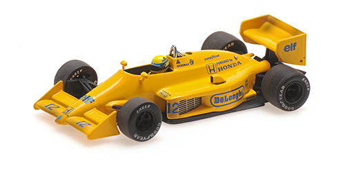 LOTUS HONDA 99T – AYRTON SENNA – 1ST WIN MONACO GP 1987 – DIRTY VERSION - L.E. 994 pcs. 1:43 model