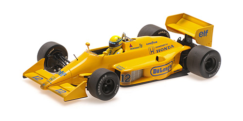 LOTUS HONDA 99T – AYRTON SENNA – 1ST WIN MONACO GP 1987 – DIRTY VERSION - L.E. 994 pcs. 1:18 model