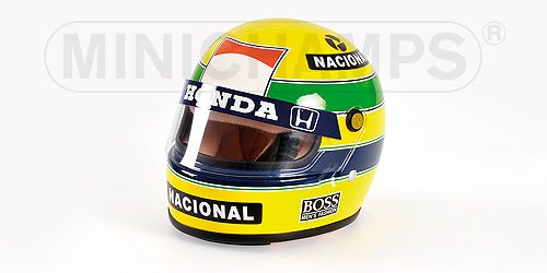 HELMET – AYRTON SENNA – WORLD CHAMPION 1988 1:2 model