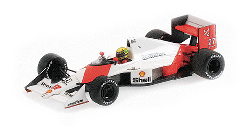 MCLAREN HONDA MP4/5B – AYRTON SENNA – WORLD CHAMPION – 1990 – DIRTY VERSION - L.E. 994 pcs. 1:18 model