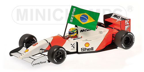 MCLAREN FORD MP4/8 – AYRTON SENNA – WINNER BRAZIL GP 1993 1:18 model