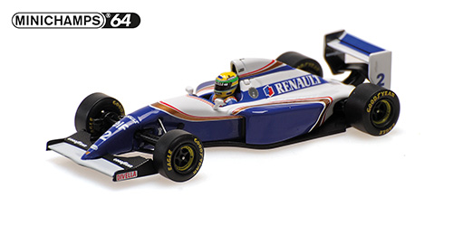 WILLIAMS RENAULT FW16 – AYRTON SENNA – TEST PAUL RICARD 02.03.1994 1:64 model