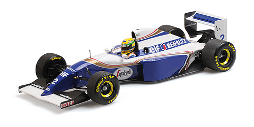 WILLIAMS RENAULT FW16 – AYRTON SENNA – TESTING PAUL RICARD 28.02.1994 – EXCL. MINICHAMPS.DE - L.E. 200 pcs. 1:18 model
