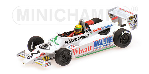 RALT TOYOTA RT3 – AYRTON SENNA – 1ST F3 TEST SILVERSTONE SEPTEMBER 1982 1:43 model