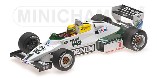WILLIAMS FORD FW08C – AYRTON SENNA – DONINGTON PARK TEST 19TH JULY 1983 1:18 model