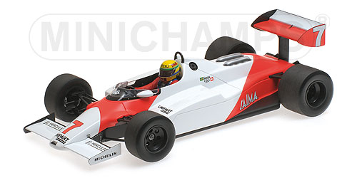 MCLAREN FORD MP4/1C – AYRTON SENNA – TEST SILVERSTONE 10TH NOVEMBER 1983 1:18 model