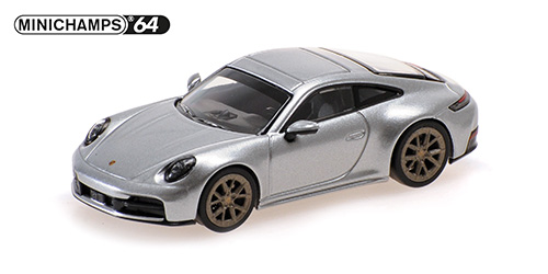 PORSCHE 911 (992.2) CARRERA – 2025 – SILVER 1:64 model