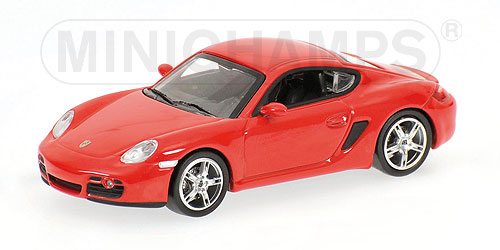 PORSCHE CAYMAN – 2005 – RED 1:64 model