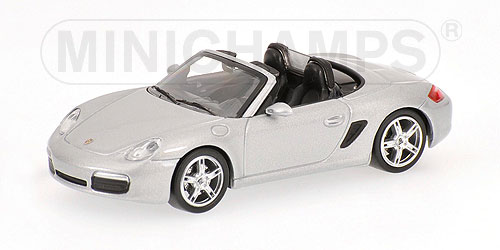 PORSCHE BOXSTER – 2005 – SILVER 1:64 model