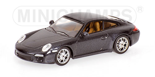 PORSCHE 911 CARRERA 4 - 2008 - GREY METALLIC 1:64 model