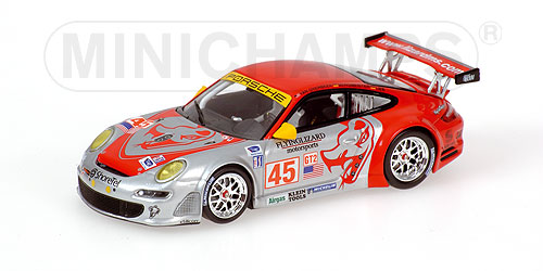 PORSCHE 911 GT3 RSR - FLYING LIZARD MOTORSPORT - VAN OVERBEEK/BERGMEISTER/LIEB - 12H SEBRING - 2007 1:64 model
