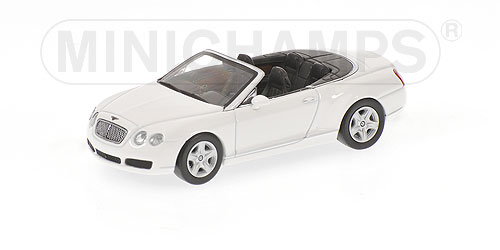 BENTLEY CONTINENTAL GT CABRIOLET - 2007 - WHITE 1:64 model