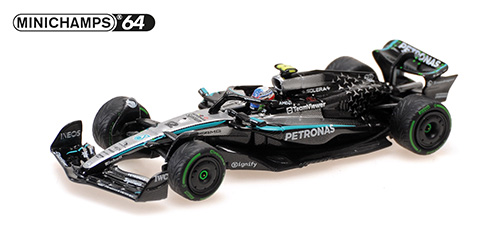 MERCEDES-AMG PETRONAS FORMULA ONE TEAM F1 W16 E PERFORMANCE – KIMI ANTONELLI – FIRST POINTS ON F1 DEBUT, AUSTRALIAN GP 2025 1:64 model