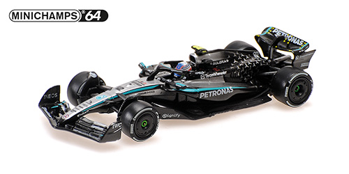 MERCEDES-AMG PETRONAS FORMULA ONE TEAM F1 W16 E PERFORMANCE – ANDREA KIMI ANTONELLI – 3RD PLACE CANADA GP 2025 1:64 model