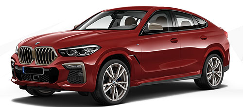 BMW X6 – 2020 – RED METALLIC 1:87 model
